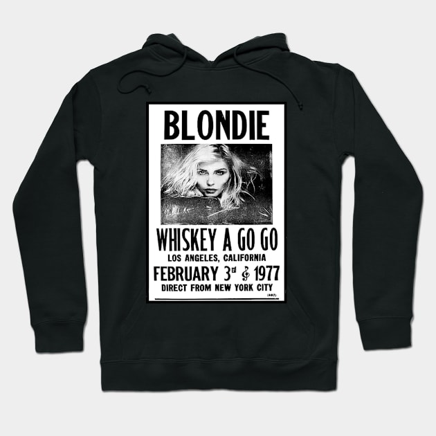 blondie 1977 Hoodie by MSDO-RRC